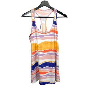 Lululemon Multicolor Painted Lines Sleeveless Racerback Tank Top Medium
